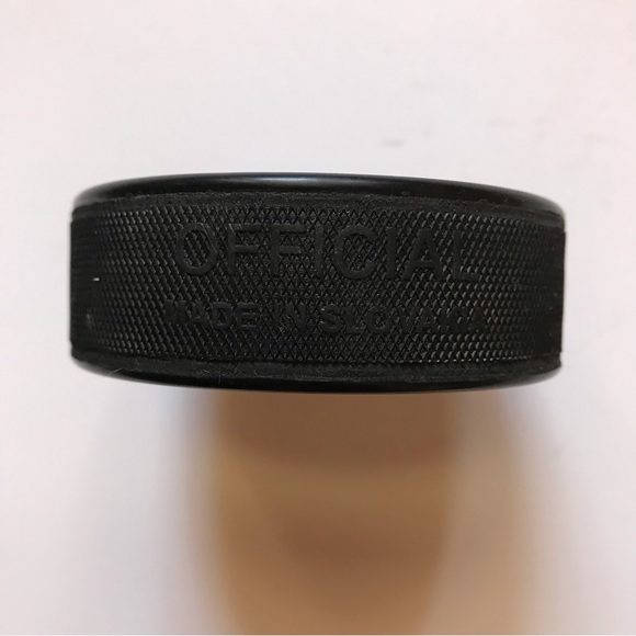 Vegas Golden Knights George McPhee Official Hockey Puck 2018 General Manager NHL - Picture 2 of 4